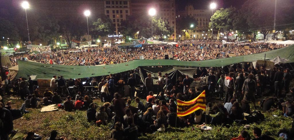 21 de maig 2011, Plaça Catalunya, Barcelona, Isidor Fernàndez